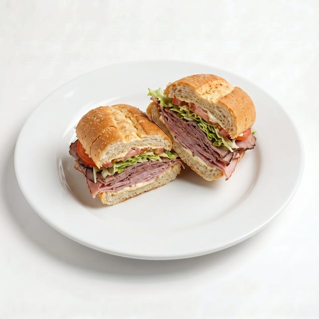 Turkey and Cheese Sandwich.